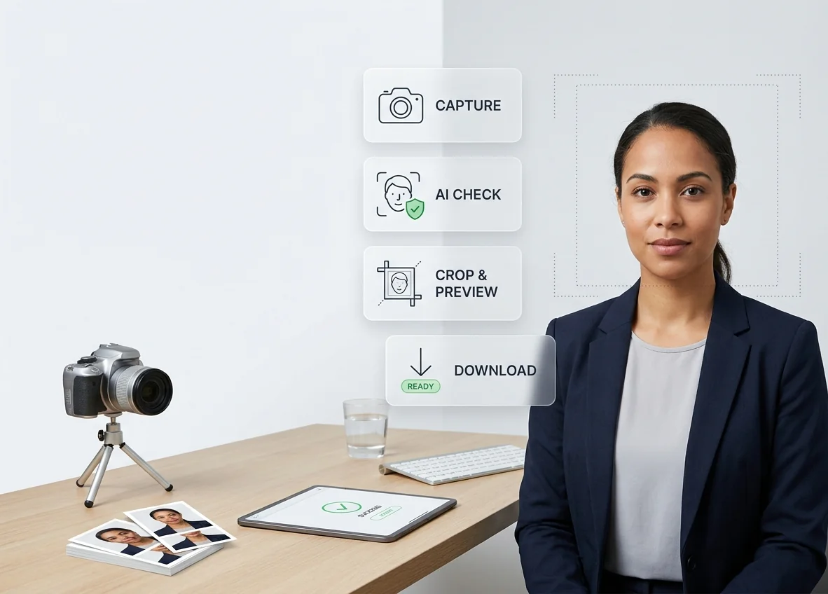 UK passport photo compliance hero illustration