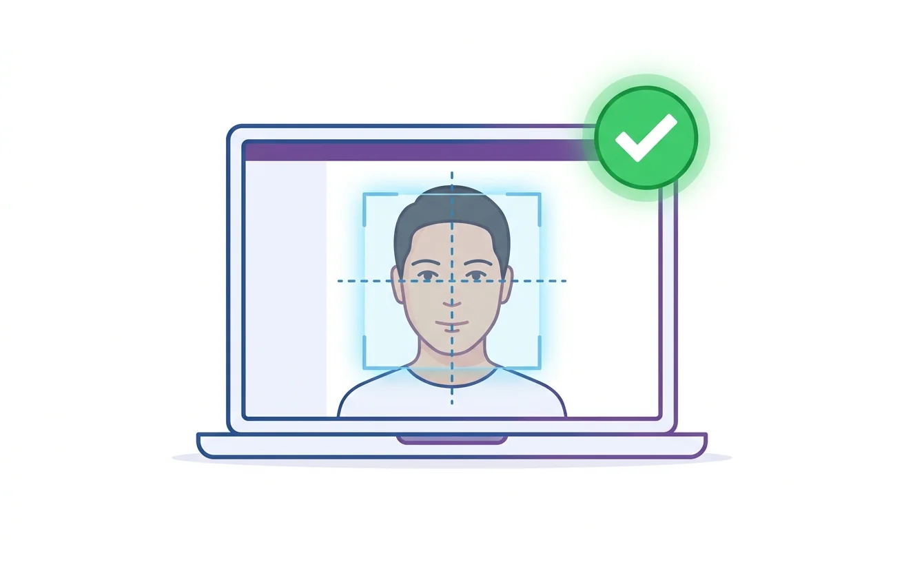 AI compliance check step illustration